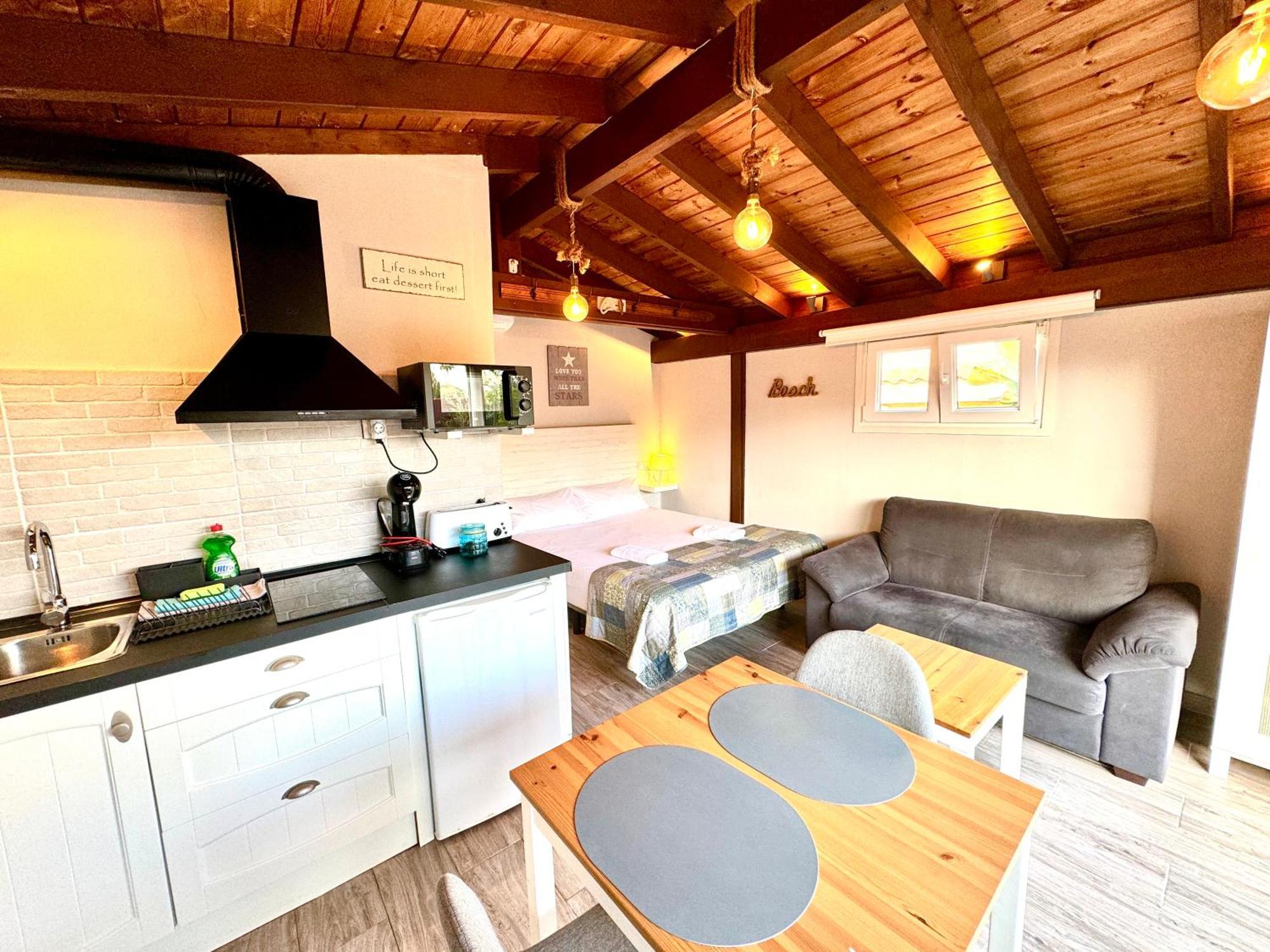 3 Casita-Estudio Con Jardin En La Playa Puerto Marino Bagian luar foto