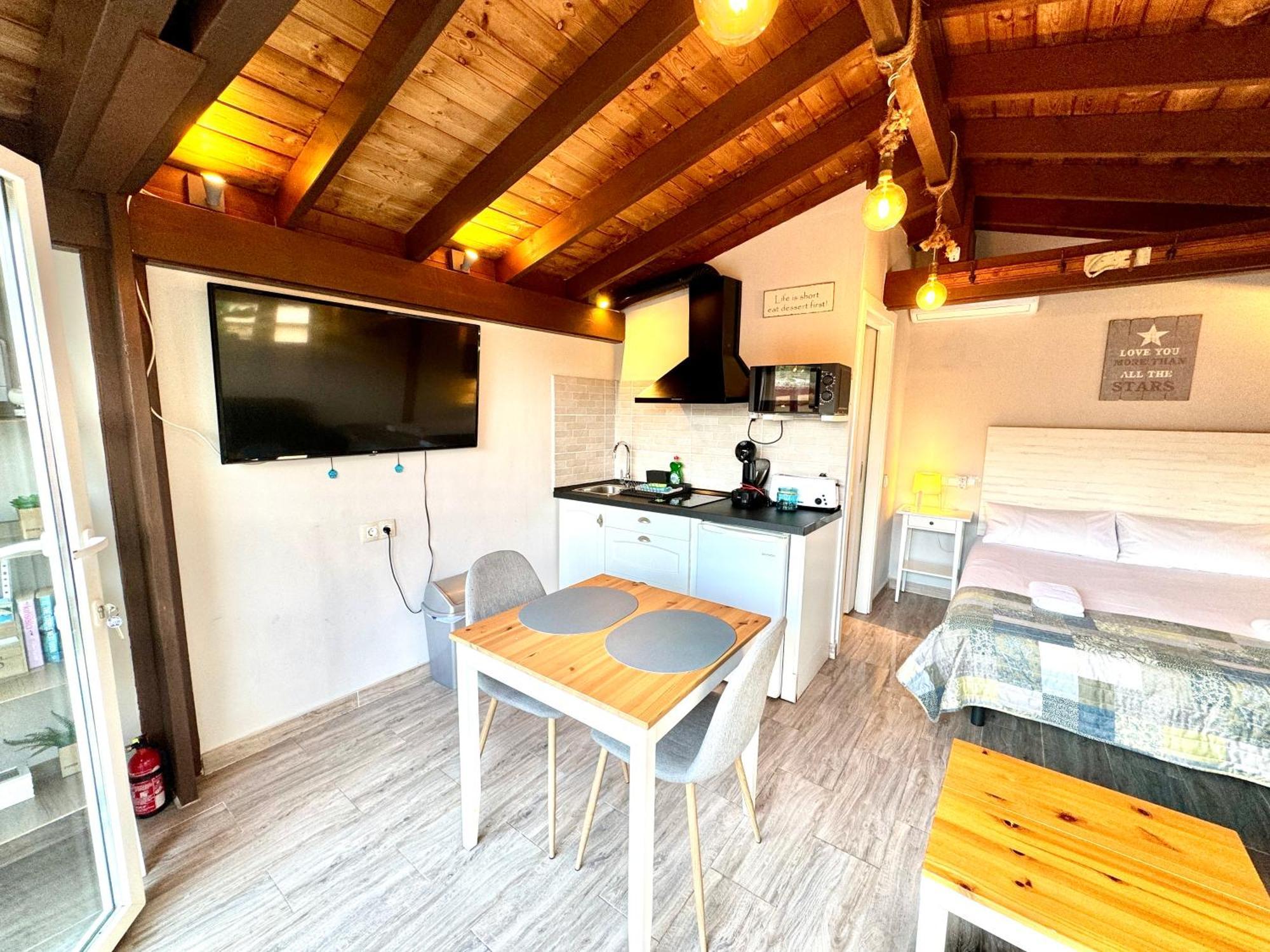 3 Casita-Estudio Con Jardin En La Playa Puerto Marino Bagian luar foto