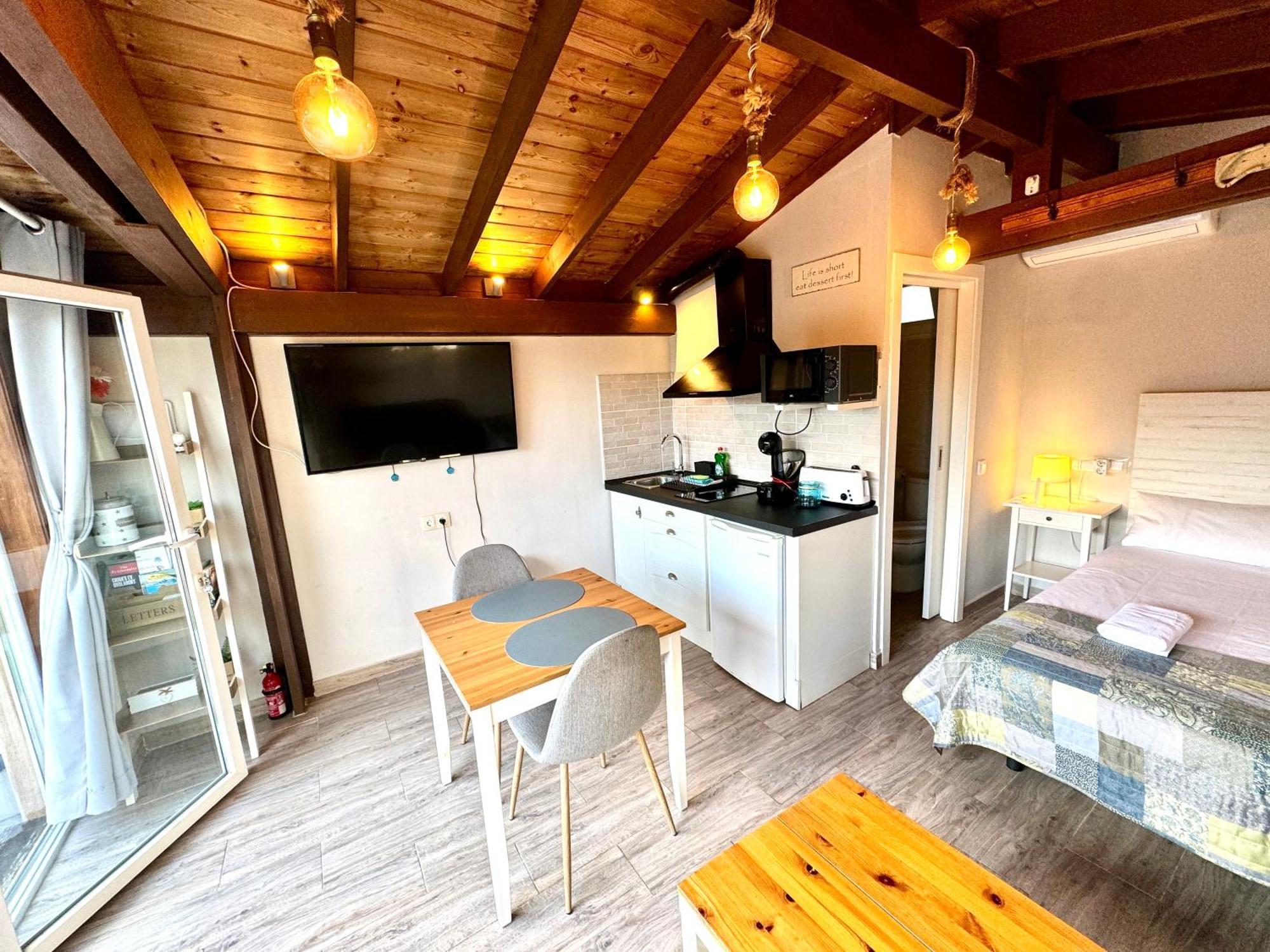 3 Casita-Estudio Con Jardin En La Playa Puerto Marino Bagian luar foto