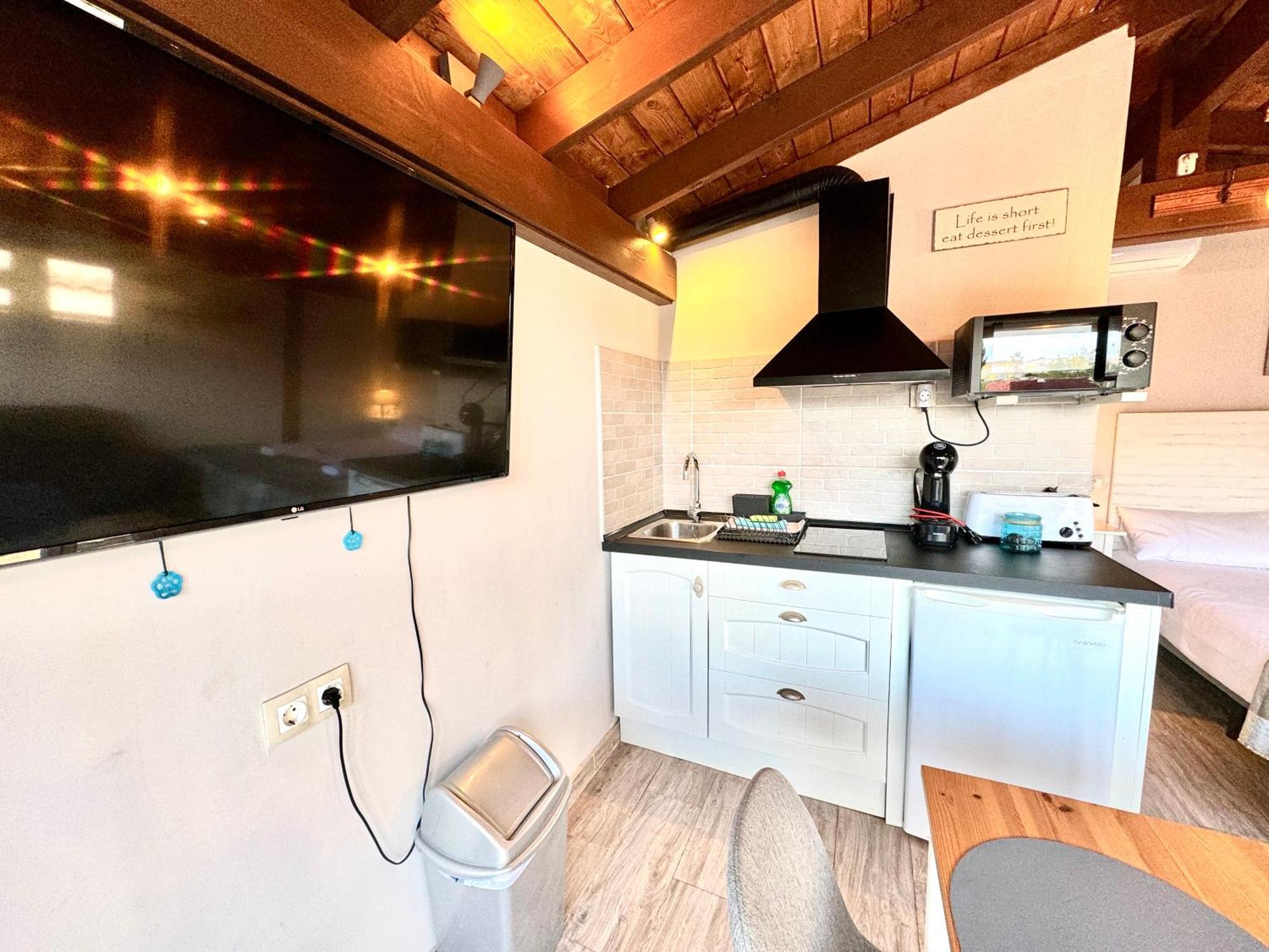 3 Casita-Estudio Con Jardin En La Playa Puerto Marino Bagian luar foto